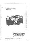 Leica 2 c manual. Camera Instructions.